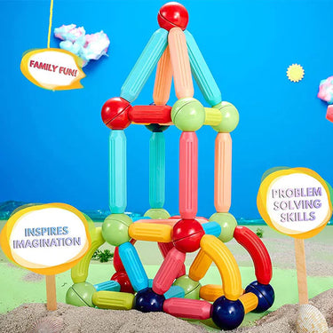 MAGNETIC STICKS BUILDING BLOCKS - 48PCS